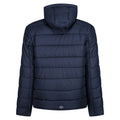 Navy-French Blue - Back - Regatta Mens Navigate Thermal Padded Jacket