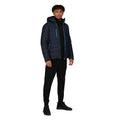 Navy-French Blue - Lifestyle - Regatta Mens Navigate Thermal Padded Jacket