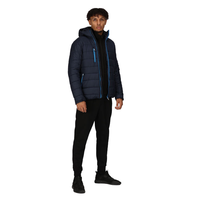 Navy-French Blue - Lifestyle - Regatta Professional Mens Thermal Padded Jacket