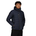 Navy-Seal Grey - Side - Regatta Mens Navigate Thermal Padded Jacket