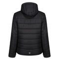 Black-Classic Red - Back - Regatta Mens Navigate Thermal Padded Jacket