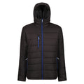 Black-New Royal - Front - Regatta Mens Navigate Thermal Padded Jacket