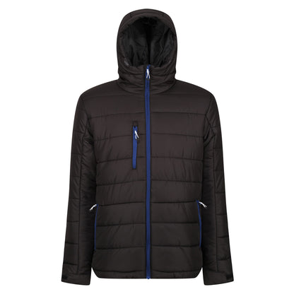 Black-New Royal - Front - Regatta Professional Mens Thermal Padded Jacket