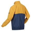 Gold Straw-Dark Denim - Lifestyle - Regatta Mens Shorebay Colour Block Waterproof Jacket