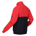 Roccoco Red-Navy - Lifestyle - Regatta Mens Shorebay Colour Block Waterproof Jacket