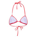 Bright Blush-Peach Bloom - Back - Regatta Womens-Ladies Aceana Plain Bikini Top