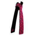 Pure Pink-Black - Back - Dare 2B Childrens-Kids Snowplay Leopard Print 3 in 1 Hat Scarf