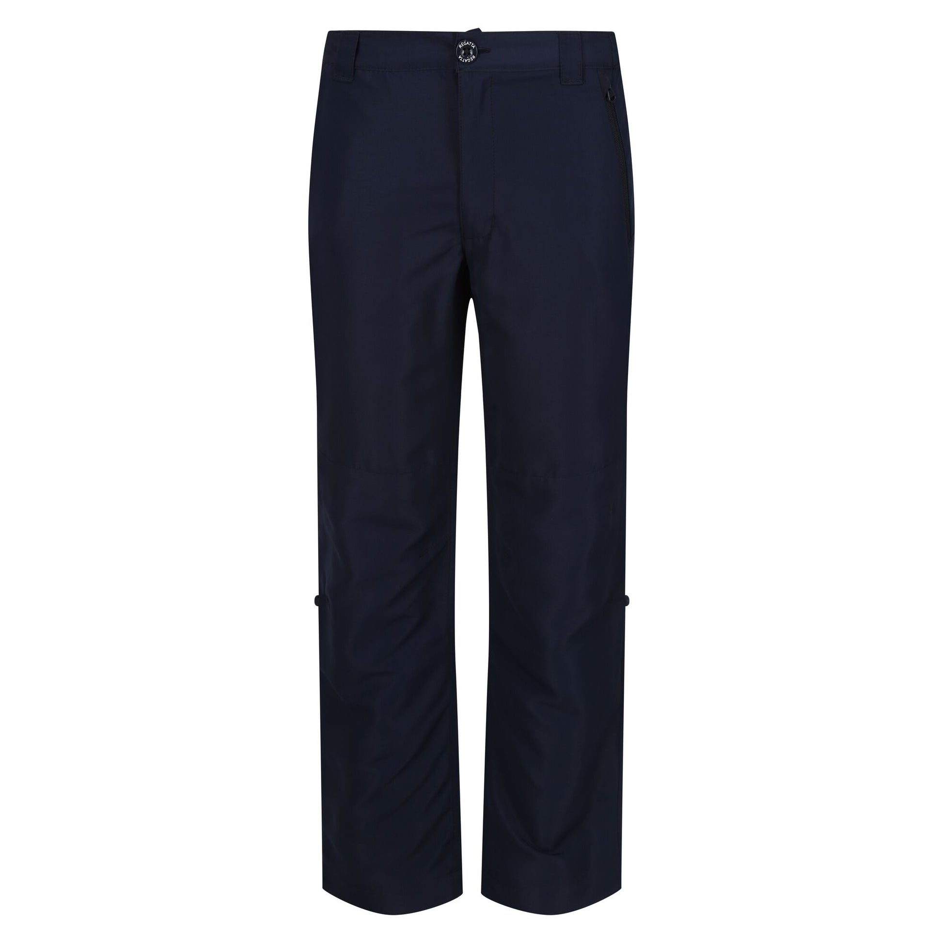 Navy - Front - Regatta Childrens-Kids Sorcer VI Hiking Trousers