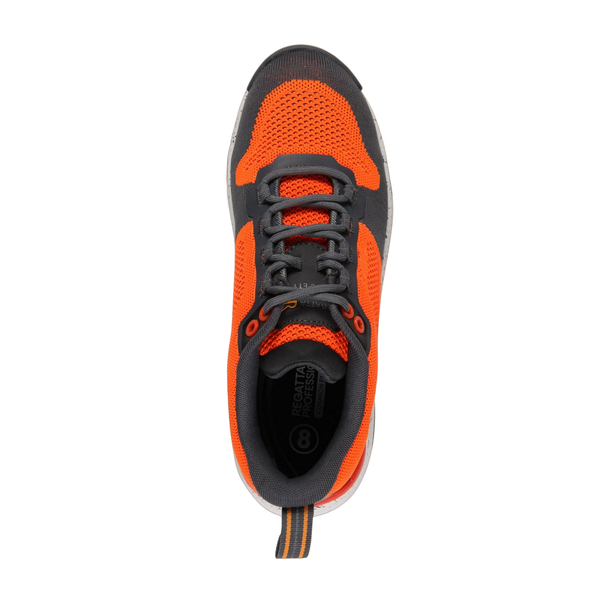 Flame Orange-Gunmetal Grey - Pack Shot - Regatta Professional Mens Safety Boots