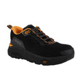 Black-Gunmetal Grey - Front - Regatta Mens Crossfort Safety Boots