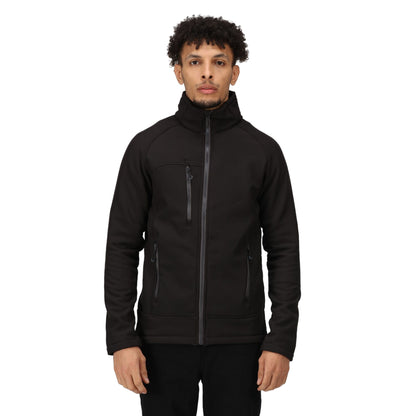 Black - Side - Regatta Professional Mens Soft Shell Jacket