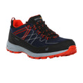 Moonlight Denim-Orange - Front - Regatta Mens Samaris Lite II Low Walking Boots