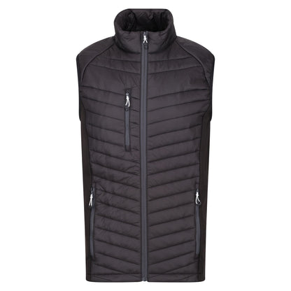 Navy-Seal Grey - Front - Regatta Professional Mens Quilted Hybrid Gilet