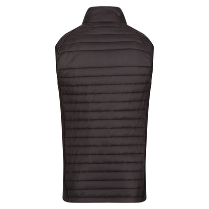 Black-Seal Grey - Back - Regatta Professional Mens Quilted Hybrid Gilet