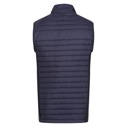Navy-French Blue - Back - Regatta Professional Mens Quilted Hybrid Gilet