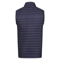 Navy-French Blue - Back - Regatta Mens Navigate Quilted Hybrid Gilet