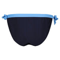 Navy-Elysium Blue - Back - Regatta Womens-Ladies Flavia Contrast Bikini Bottoms