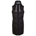 Black - Front - Regatta Womens-Ladies Society Padded Longline Gilet