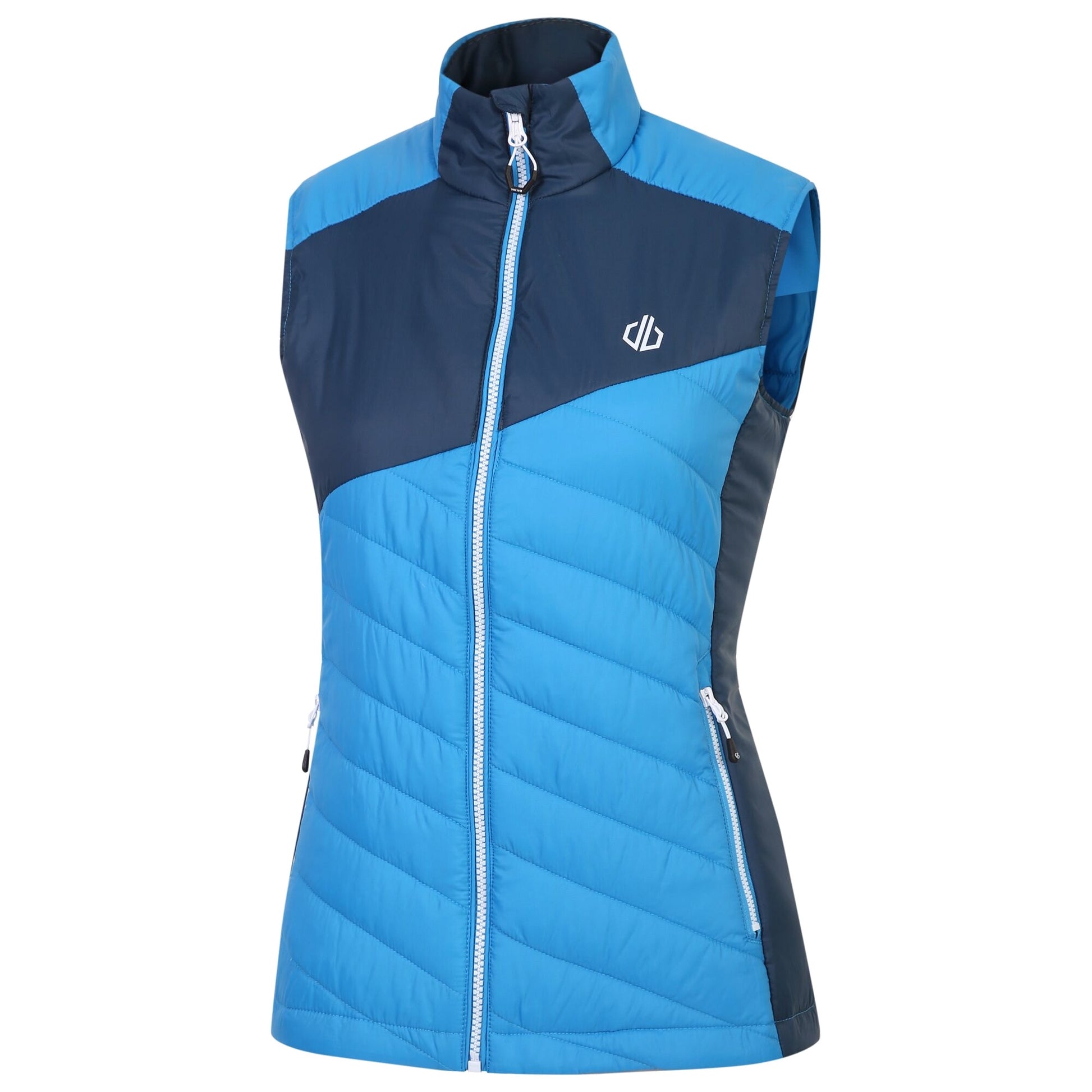 Swedish Blue-Moonlight Denim - Side - Dare 2B Womens-Ladies Ascending Gilet