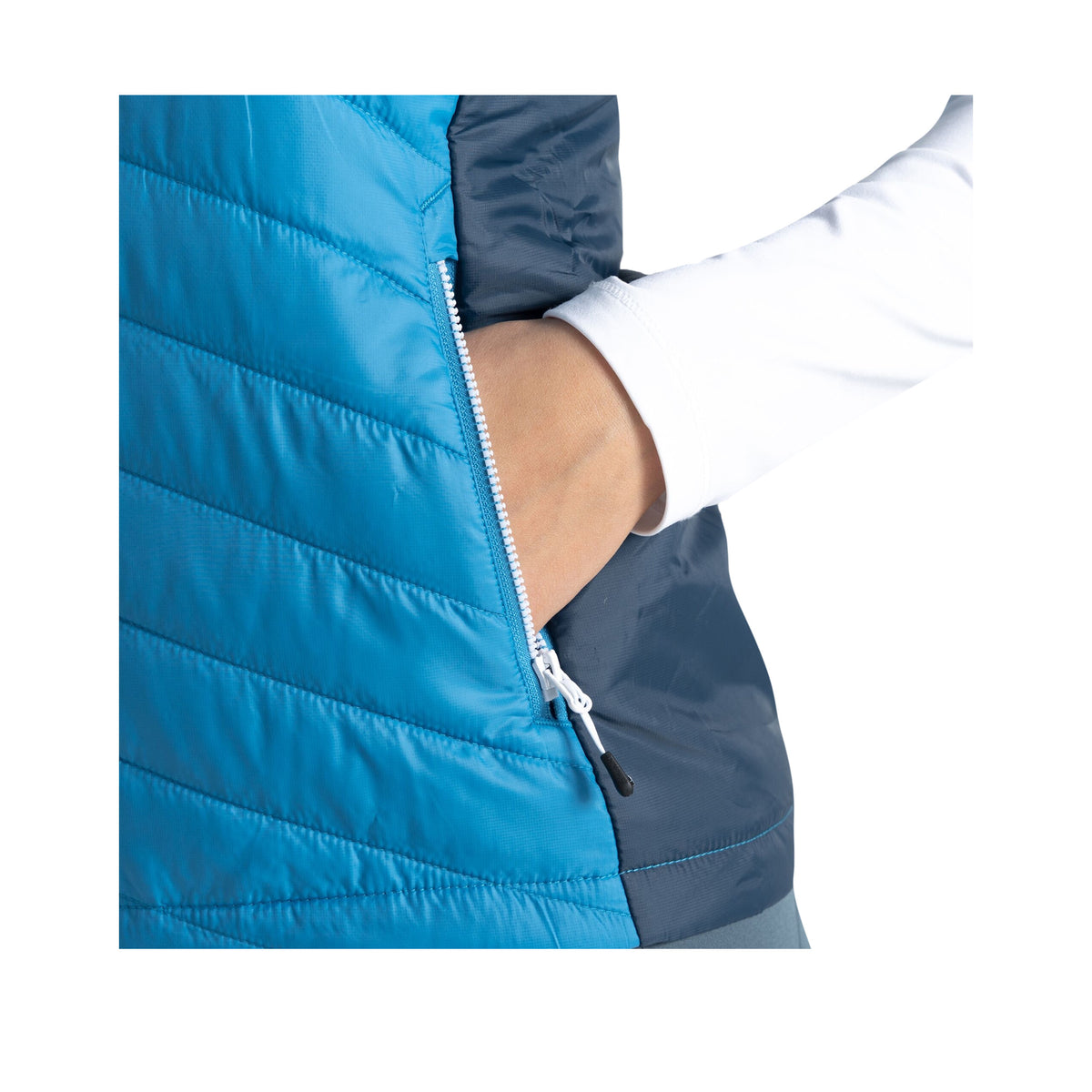 Swedish Blue-Moonlight Denim - Lifestyle - Dare 2B Womens-Ladies Ascending Gilet