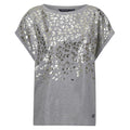Paloma Grey - Front - Regatta Womens-Ladies Roselynn Leopard Print Marl T-Shirt