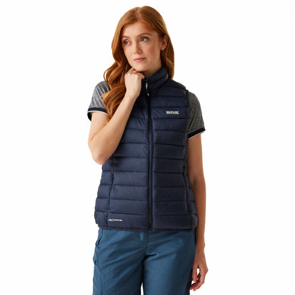 Navy-Sea Haze - Side - Regatta Womens-Ladies Marizion Gilet