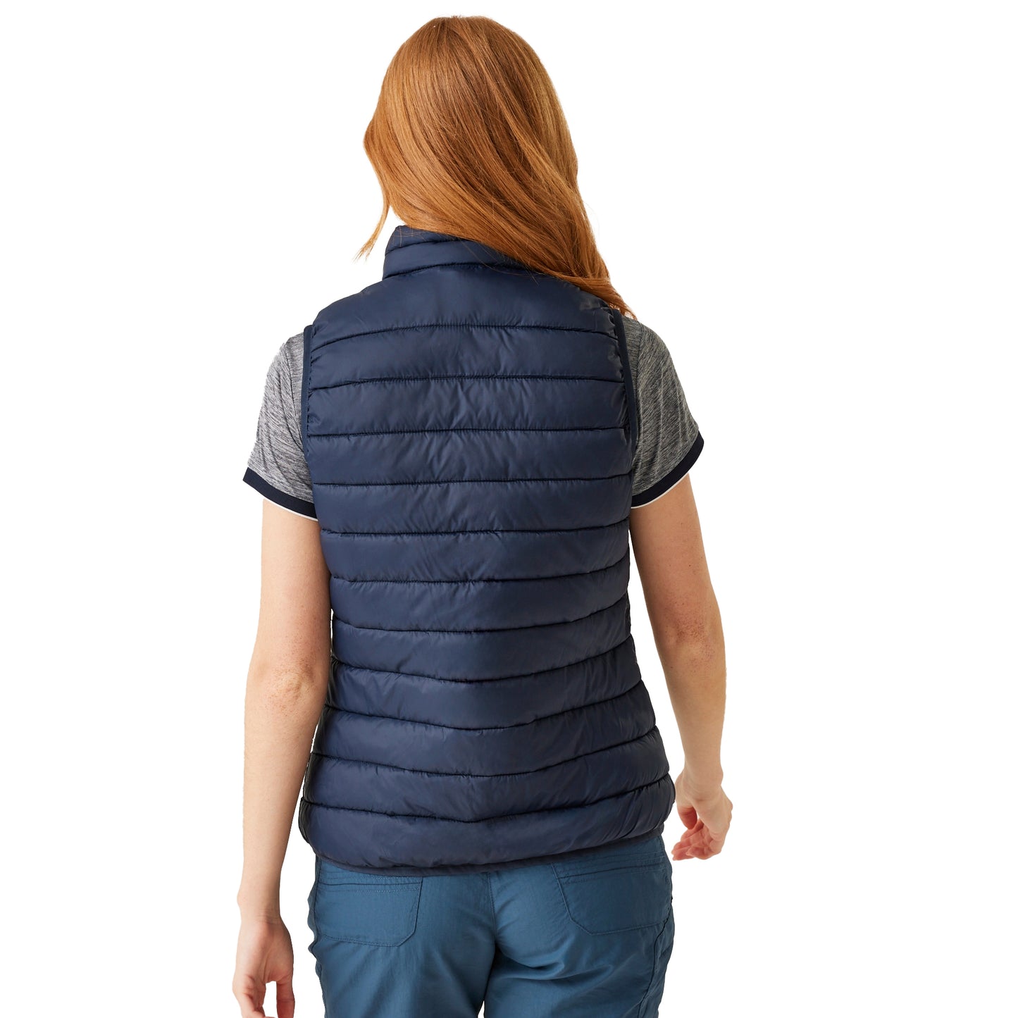 Navy-Sea Haze - Lifestyle - Regatta Womens-Ladies Marizion Gilet