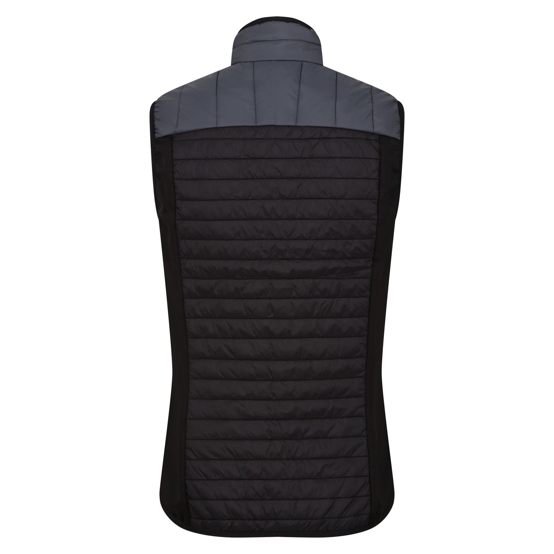 Seal Grey-Black - Back - Regatta Womens-Ladies Trutton Baffled Gilet