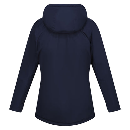 Navy - Back - Regatta Womens-Ladies Sanda III Waterproof Jacket
