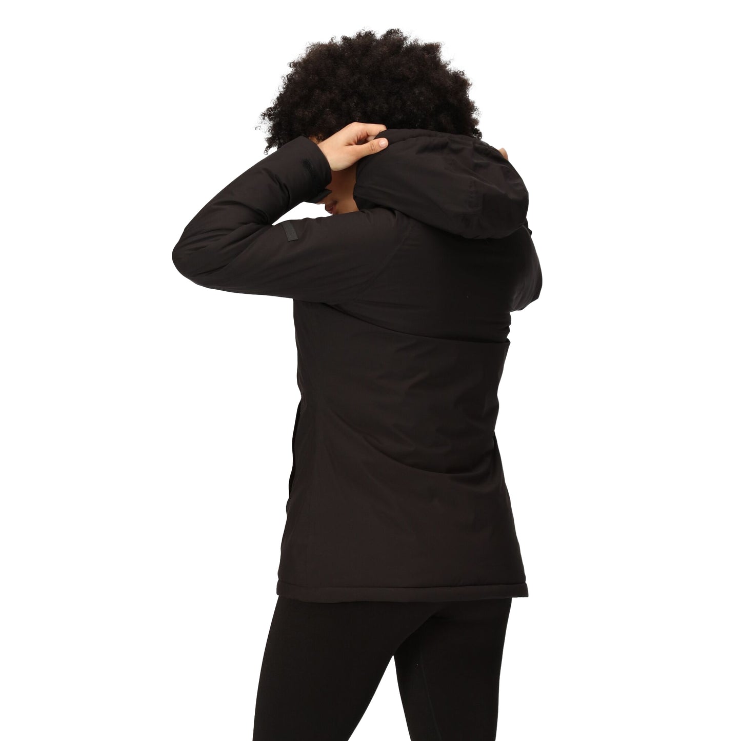 Black - Pack Shot - Regatta Womens-Ladies Sanda III Waterproof Jacket