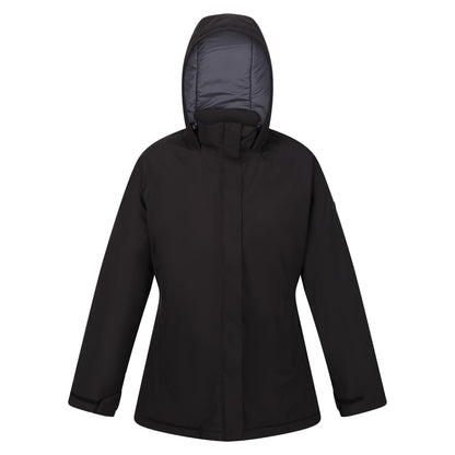 Black - Front - Regatta Womens-Ladies Sanda III Waterproof Jacket