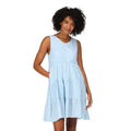 Powder Blue - Pack Shot - Regatta Womens-Ladies Zariah Tiered Casual Dress