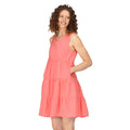 Peach Bloom - Pack Shot - Regatta Womens-Ladies Zariah Tiered Casual Dress