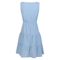 Powder Blue - Back - Regatta Womens-Ladies Zariah Tiered Casual Dress