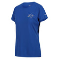 Olympian Blue - Side - Regatta Womens-Ladies Fingal VII Logo T-Shirt