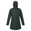 Darkest Spruce-Black - Front - Regatta Womens-Ladies Denbury IV 2 in 1 Waterproof Jacket