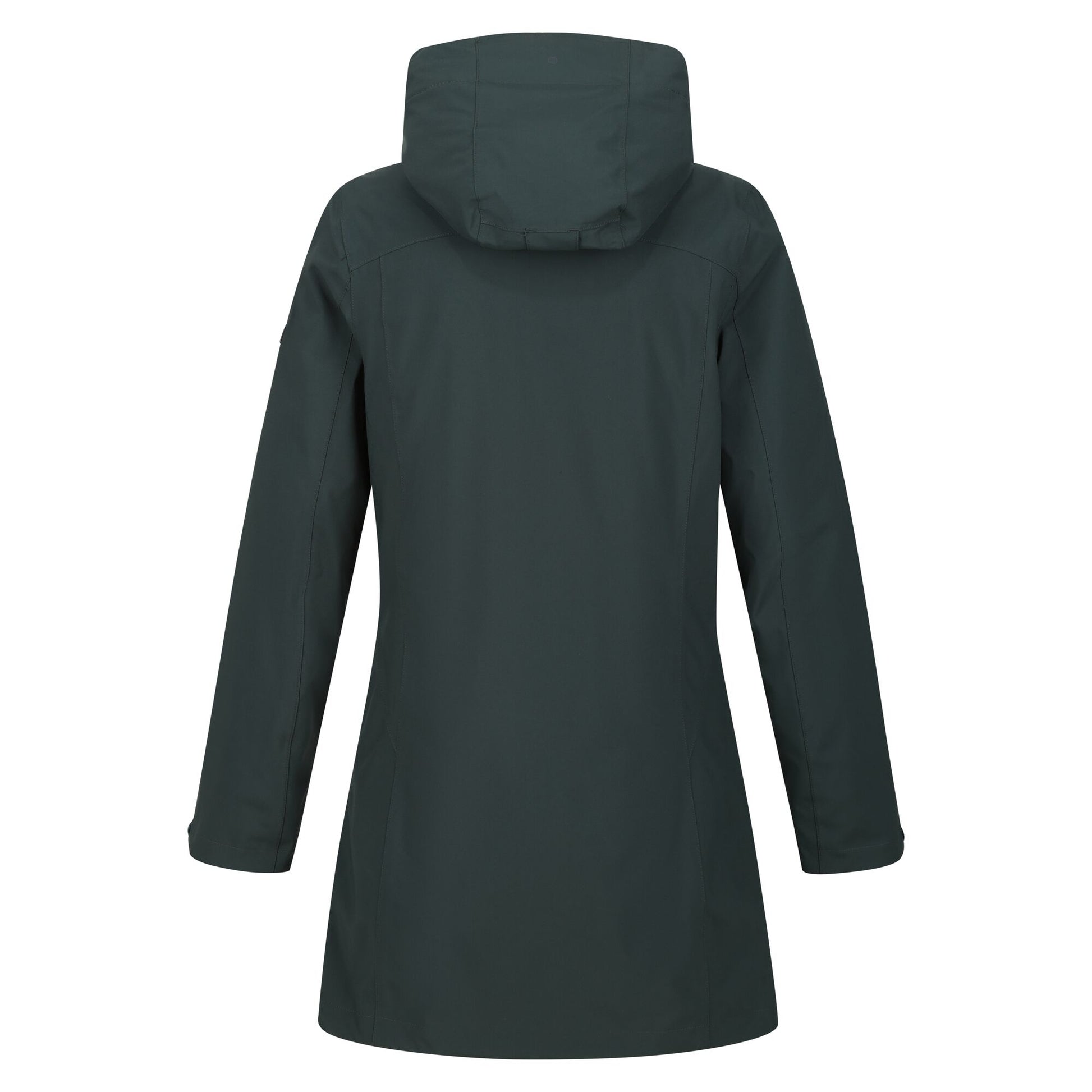 Darkest Spruce-Black - Back - Regatta Womens-Ladies Denbury IV 2 in 1 Waterproof Jacket