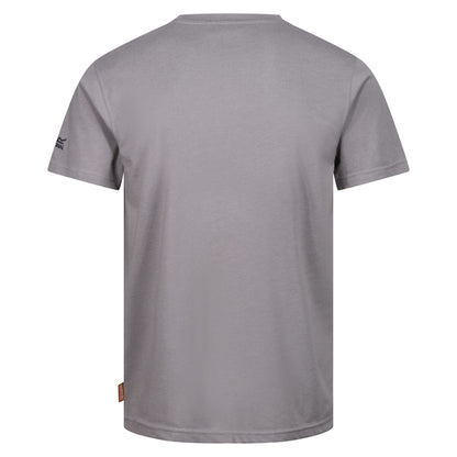 Rock Grey Marl - Back - Regatta Professional Mens Cotton T-Shirt
