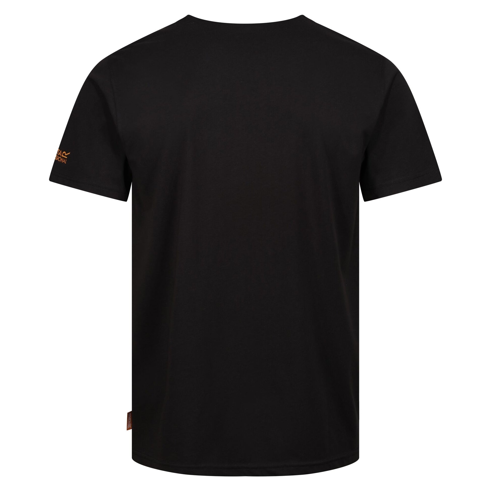 Black - Back - Regatta Professional Mens Cotton T-Shirt