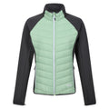 Quiet Green-Seal Grey - Pack Shot - Regatta Womens-Ladies Carletta VIII 2 in 1 Waterproof Jacket