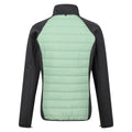 Quiet Green-Seal Grey - Close up - Regatta Womens-Ladies Carletta VIII 2 In 1 Waterproof Jacket