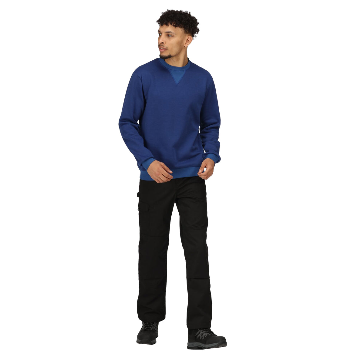 New Royal - Side - Regatta Professional Mens Crew Neck Sweatshirt