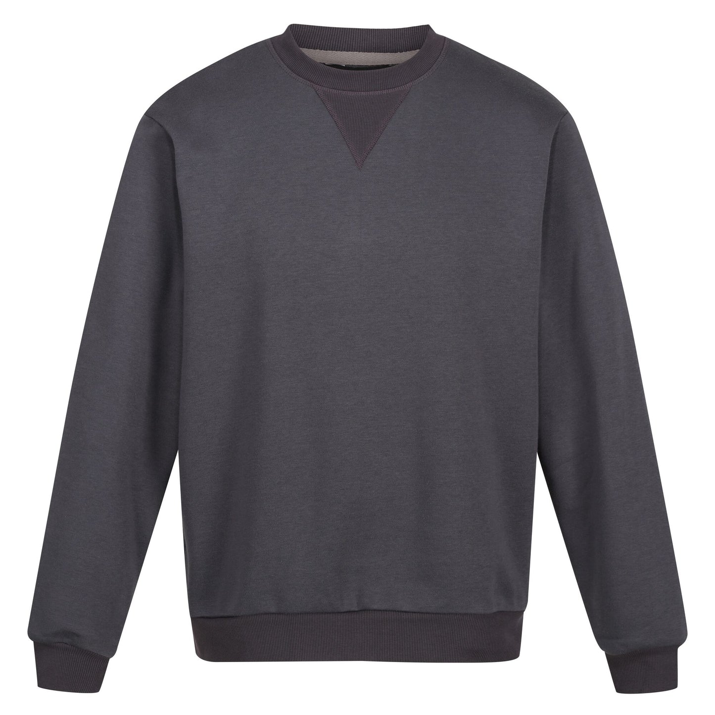 Seal Grey - Front - Regatta Professional Mens Crew Neck Sweatshirt