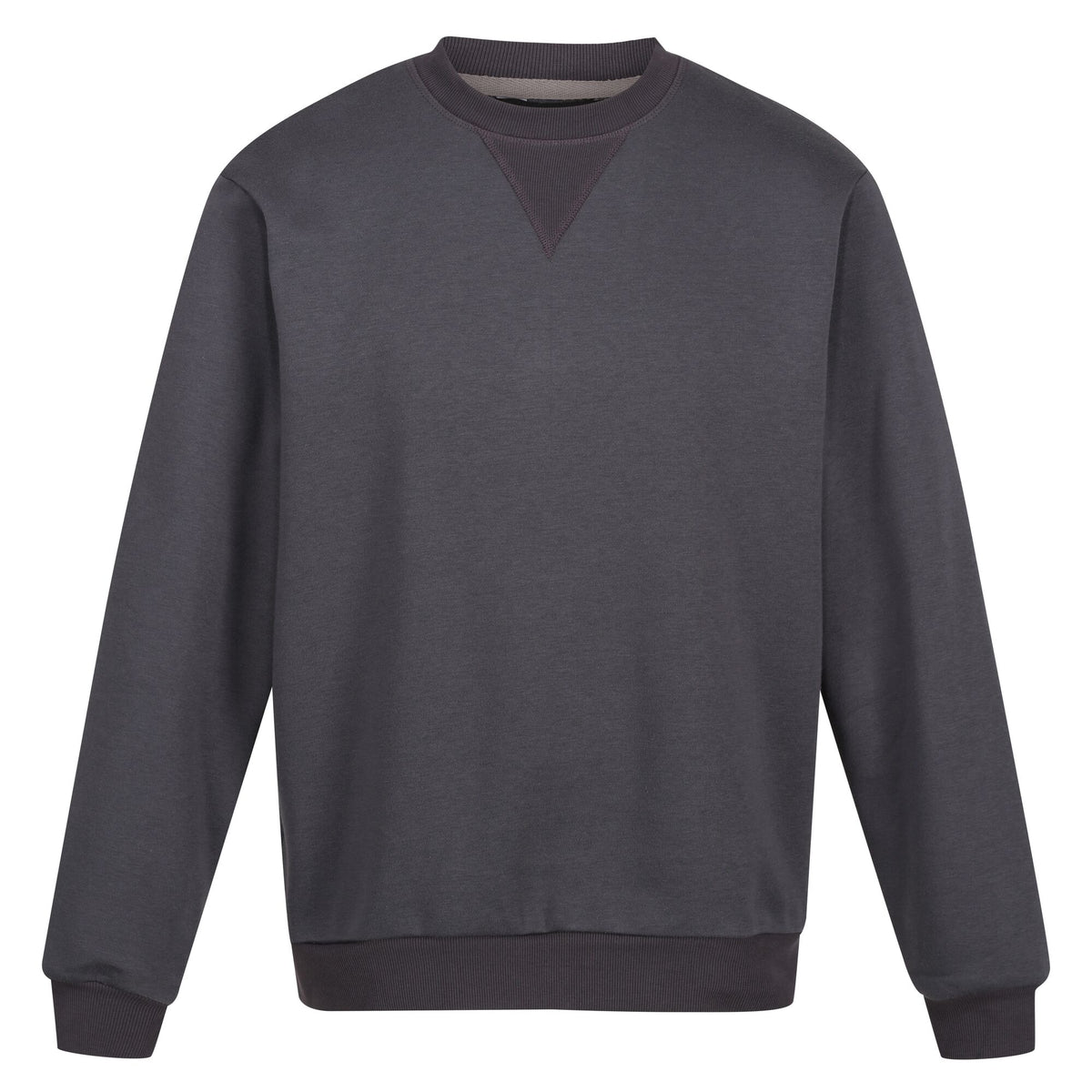 Seal Grey - Front - Regatta Professional Mens Crew Neck Sweatshirt