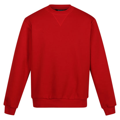 Classic Red - Front - Regatta Professional Mens Crew Neck Sweatshirt