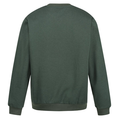 Dark Green - Back - Regatta Professional Mens Crew Neck Sweatshirt