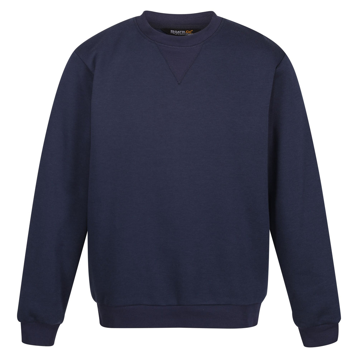 Navy - Front - Regatta Professional Mens Crew Neck Sweatshirt