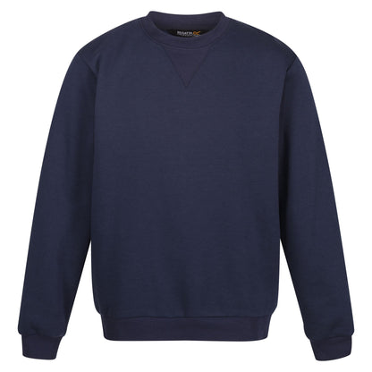 Navy - Front - Regatta Professional Mens Crew Neck Sweatshirt