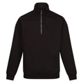 Black - Front - Regatta Professional Mens Quarter Zip Sweatshirt