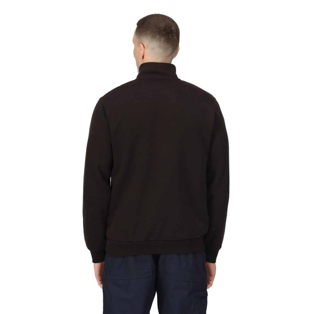 Black - Lifestyle - Regatta Professional Mens Quarter Zip Sweatshirt